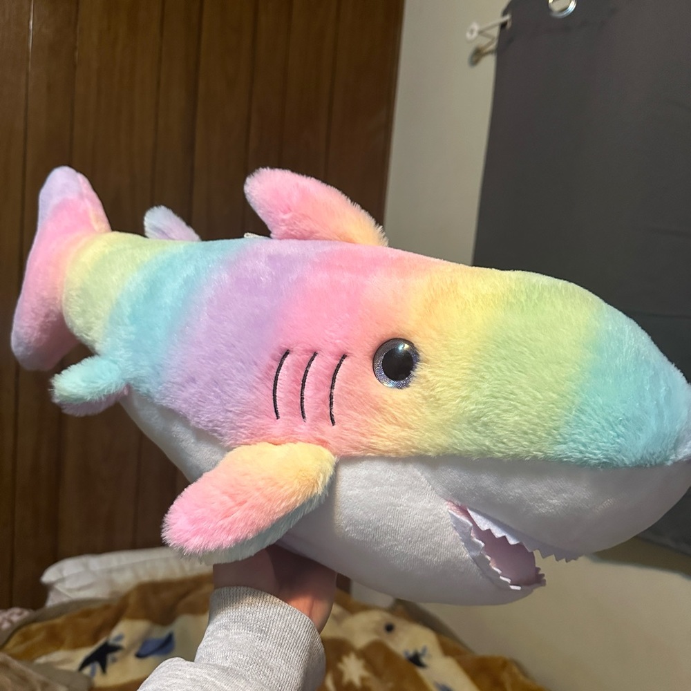 Rainbow Shark Plushie